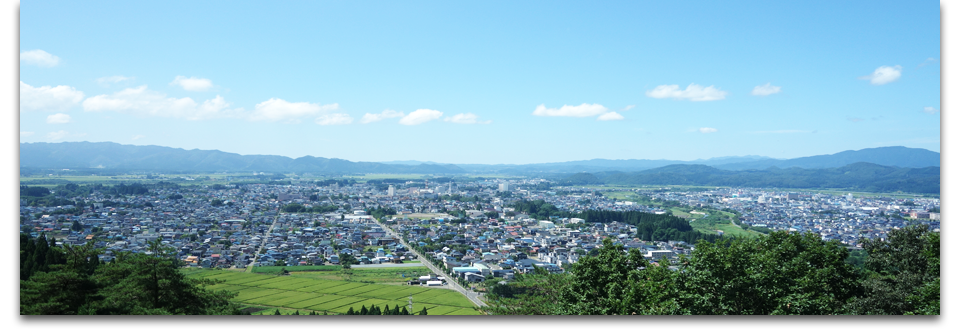 秋田県大館の景色